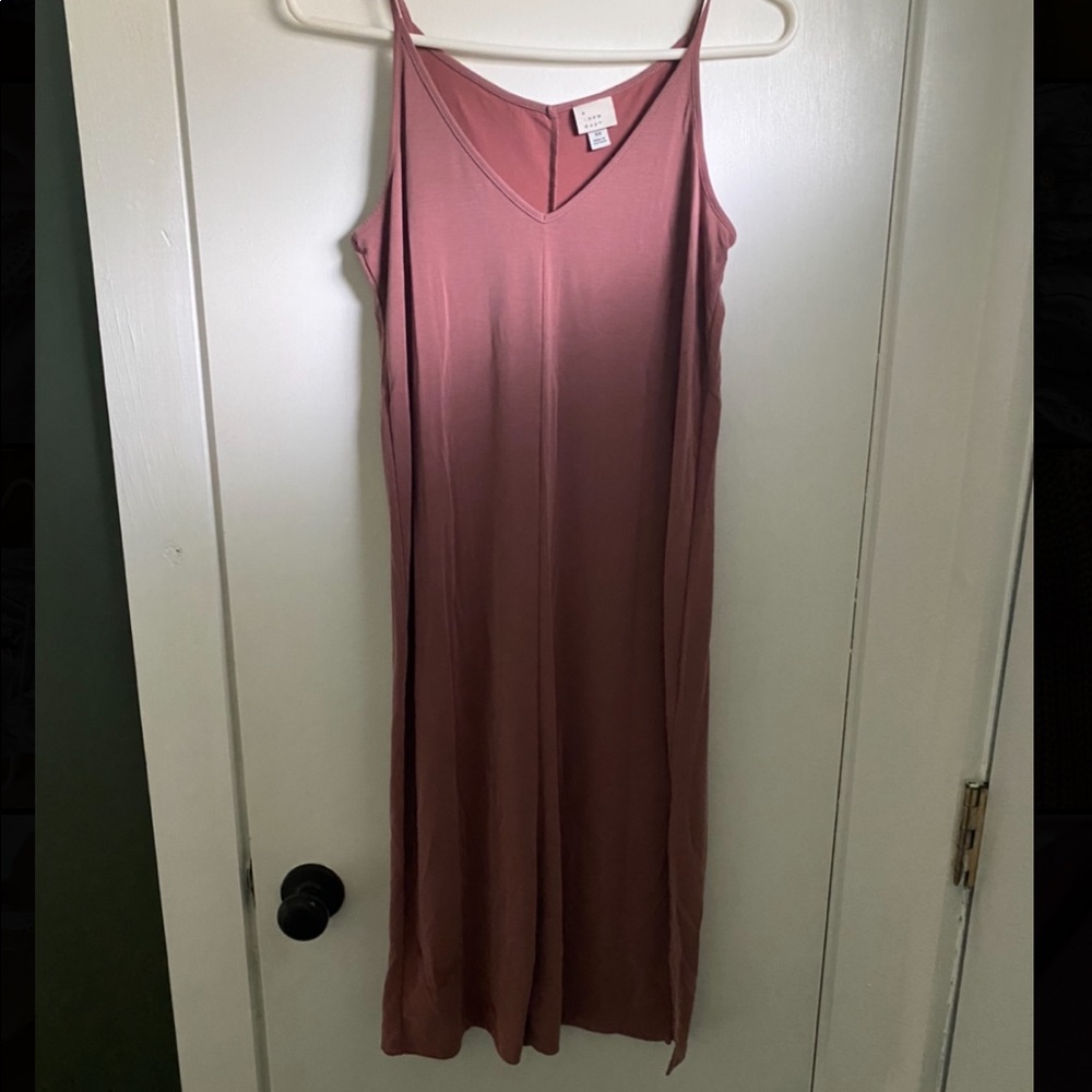 Target A New Day mauve slip dress